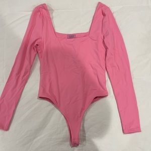 Hot pink bodysuit